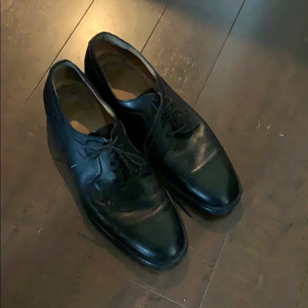 Salvatore Ferragamo Men Sz 12 Black Oxford 111-19